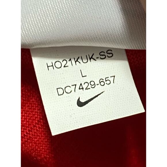 Nike Stock Dri-FIT Long Sleeve Baseball Top Men's L Red DC7429-657 - Picture 7 of 10